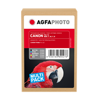 Agfa Photo APCPGI72SET Multipack Schwarz (Matt) / Cyan / Magenta / Gelb / Rot