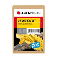Agfa Photo APET347SETD Multipack Gelb / Magenta / Cyan / Schwarz