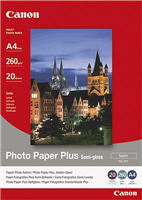 Canon Photo Papier Plus Semi-gloss A4 Weiss