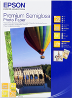 Epson Premium Semigloss Fotopapier A4 Weiss