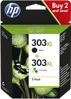HP 303XL Multipack Schwarz / mehrere Farben