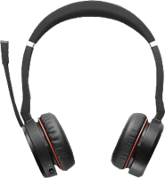 Jabra Evolve 75 MS Wireless Stereo On-Ear Headset 