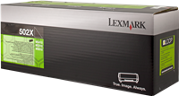Lexmark 502X Schwarz Toner