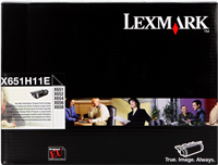 Lexmark X651H11E negro Tóner