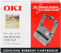 OKI 520/521 black ribbon