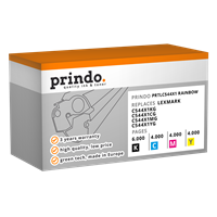 Prindo PRTLC544X1 Rainbow Schwarz / Cyan / Magenta / Gelb Value Pack