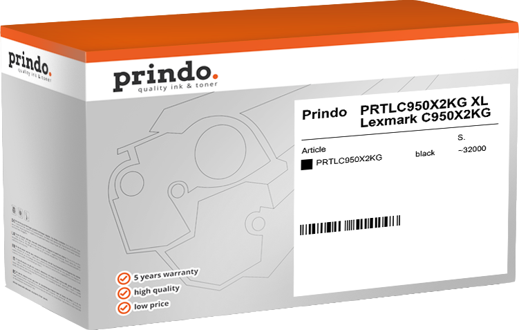Prindo PRTLC950X2KG Schwarz Toner