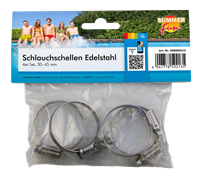 Summer Fun Schlauchschellen Edelstahl 4-er Set