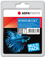 Agfa Photo 364XLBK,C,M,Y Multipack Schwarz / Cyan / Magenta / Gelb