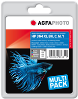 Agfa Photo 364XLBK,C,M,Y Pack Preto / Cyan / Magenta / Amarelo