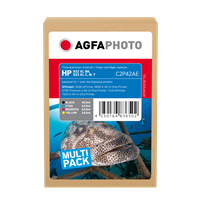 Agfa Photo 932XLBK+933XLC,M,Y Multipack Schwarz / Cyan / Magenta / Gelb