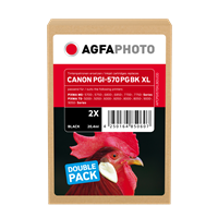 Agfa Photo APCPGI570XLBDUOD Multipack Schwarz