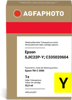 Agfa Photo APESJIC22PY yellow ink cartridge