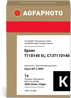 Agfa Photo APET11D140B nero Cartuccia d'inchiostro