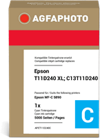 Agfa Photo APET11D240C cian Cartucho de tinta