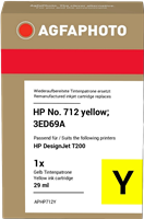 Agfa Photo APHP712Y Jaune Cartouche d'encre