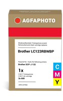 Agfa Photo LC123C,M,Y Pack Cyan / Magenta / Amarelo