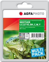 Agfa Photo LC127XLBK,C,M,Y Multipack zwart / cyan / magenta / geel