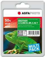 Agfa Photo LC1280XLBK,C,M,Y Multipack negro / cian / magenta / amarillo