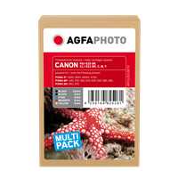 Agfa Photo PGI-520BK,CLI-521BK,C,M,Y Multipack nero / ciano / magenta / giallo