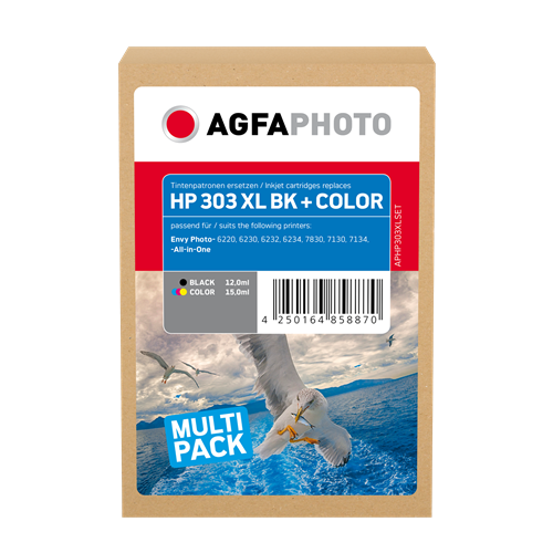 Agfa Photo 303XLBK+Color Multipack negro / varios colores