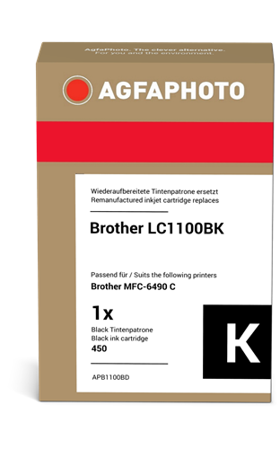 Agfa Photo APB1100BD Preto Cartucho de tinta