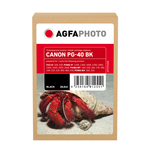 Agfa Photo APCPG40B nero Cartuccia d'inchiostro