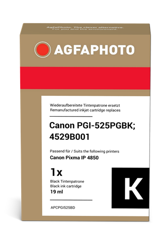 Agfa Photo APCPGI525BD Preto Cartucho de tinta