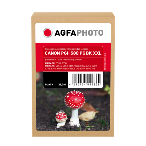 Agfa Photo APCPGI580XXLB nero Cartuccia d'inchiostro