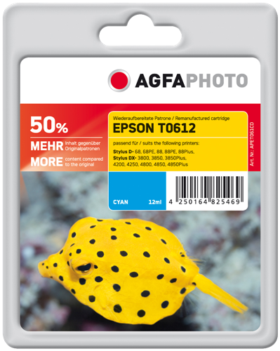 Agfa Photo APET061CD Cyan Cartucho de tinta