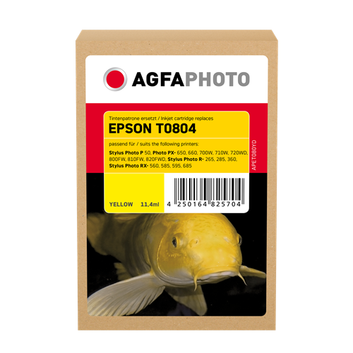 Agfa Photo APET080YD żółty kardiż atramentowy
