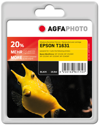 Agfa Photo APET163BD zwart inktpatroon