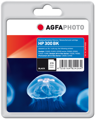 Agfa Photo APHP300B zwart inktpatroon