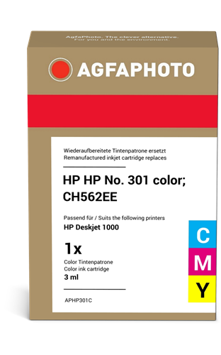 Agfa Photo APHP301C várias cores Cartucho de tinta