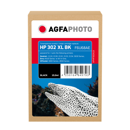 Agfa Photo APHP302XLB nero Cartuccia d'inchiostro