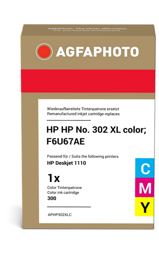 Agfa Photo APHP302XLC várias cores Cartucho de tinta