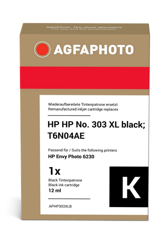 Agfa Photo APHP303XLB Preto Cartucho de tinta