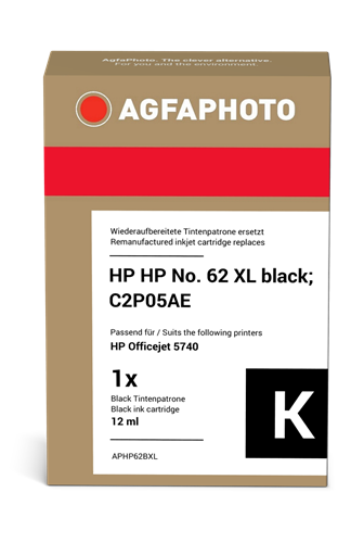Agfa Photo APHP62BXL Preto Cartucho de tinta