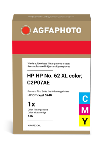 Agfa Photo APHP62CXL várias cores Cartucho de tinta