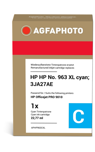 Agfa Photo APHP963CXL Cyan Cartucho de tinta