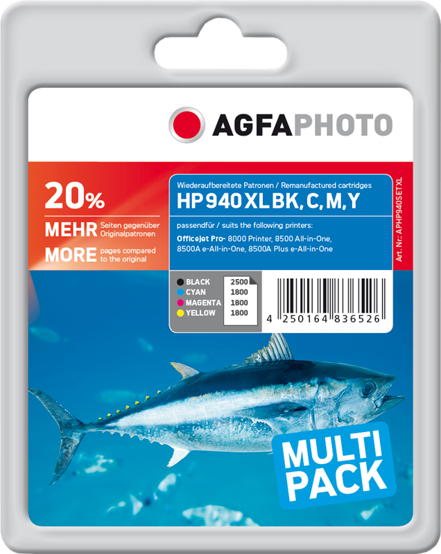 Agfa Photo OfficeJet Pro 8500a A910a APHP940SETXL