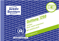 AVERY Zweckform Quittungsbuch 1250 