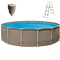 Bestway Frame Pool Komplettset Rattan Braun 4,27x1,07 m