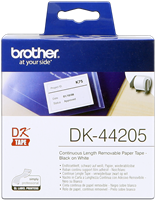 Brother DK-44205 Etiquetas continuas 62mm x 30,48m Blanco