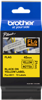 Brother FLe-6511, 21x45 mm, 72 Etiketten Schwarz auf Gelb