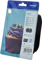 Brother LC-123 Pack Preto