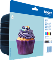 Brother LC-123 Pack Preto / Cyan / Magenta / Amarelo