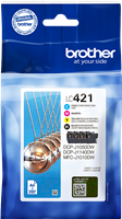 Brother LC-421 Pack Preto / Cyan / Magenta / Amarelo