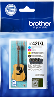 Brother LC-421XL Pack Preto / Cyan / Magenta / Amarelo