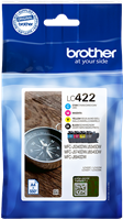 Brother LC-422 Pack Preto / Cyan / Magenta / Amarelo
